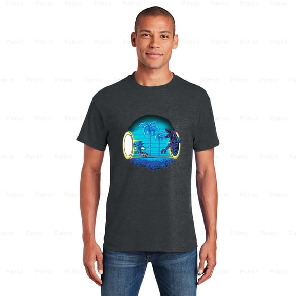 Patriot105 Strange Portal Gaming Tee, Mysterious Gateway to Another Dimension, SW, Hoodie, for Unisex, up to size 5XL.