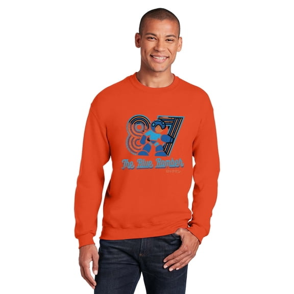 Patriot106 The Blue Bomber Gaming Tee, Iconic Hero Fighting for Justice, SW, Hoodie, for Unisex, up to size 5XL.