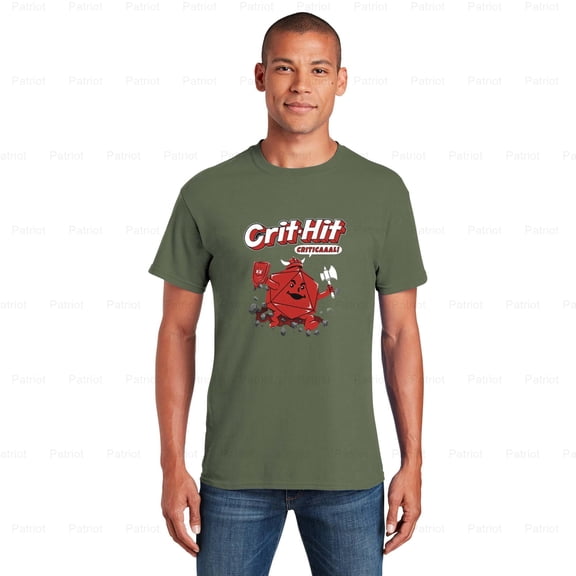 Patriot94 Crit-Hit Gaming T-Shirt, Styles Hero Funny Cartoons Time Power Too Great, SW, Hoodie, for Unisex, up to size 5XL.