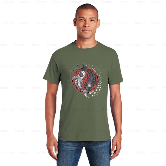 Patriot94 Dice Fish Gaming T-Shirt, Cartoon Fish Funny Designs Hero The All, SW, Hoodie, for Unisex, up to size 5XL.