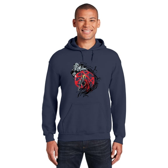 Patriot94 Fullmetal Circle Comic, Strong Power Symbol Fan Comic Style Comic, SW, Hoodie, for Unisex, up to size 5XL.