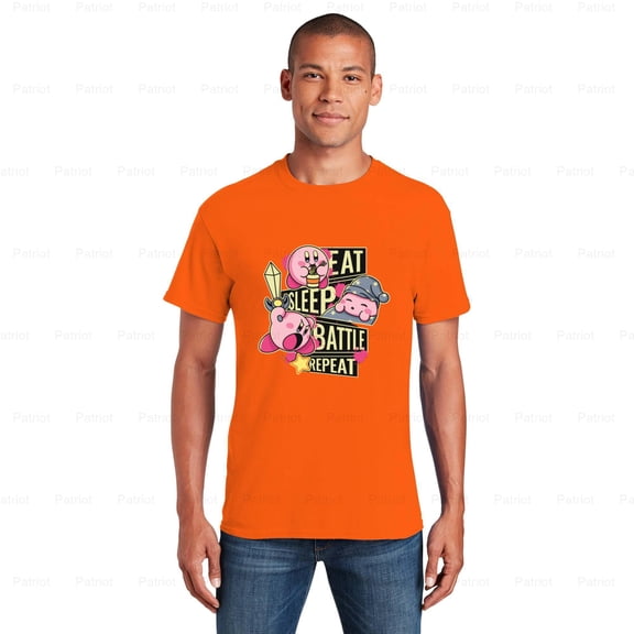 Patriot95 Eat Sleep Battle Repeat Gaming T-Shirt, Hero Funny Action Teams Her The Always, SW, Hoodie, for Unisex, up to size 5XL.