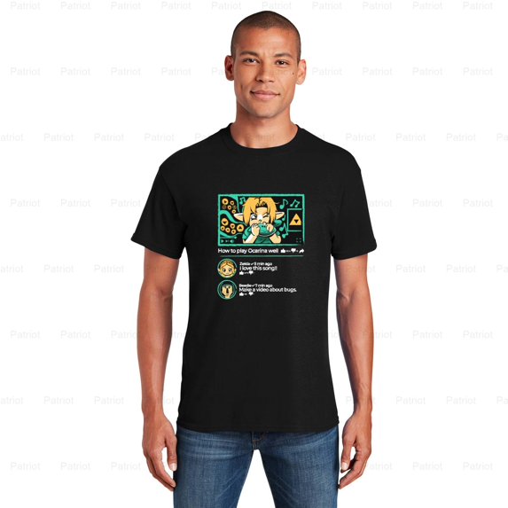 Patriot97 How To Play Ocarina Well Gaming Tee, Melodic Mastery Guide Shirt, SW, Hoodie, for Unisex, up to size 5XL.