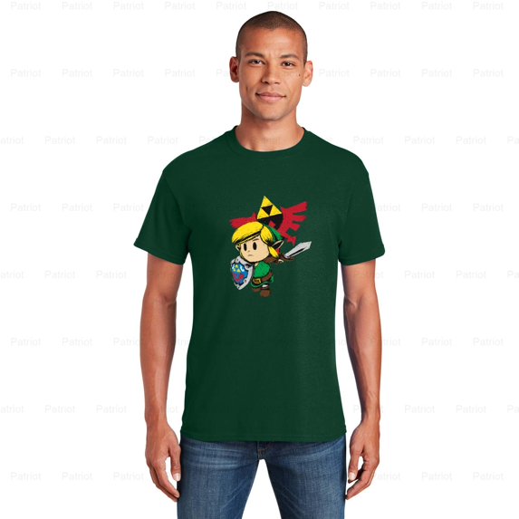 Patriot97 Hylian Hero Gaming Tee, Embodiment of Courage and Adventure Tee, SW, Hoodie, for Unisex, up to size 5XL.