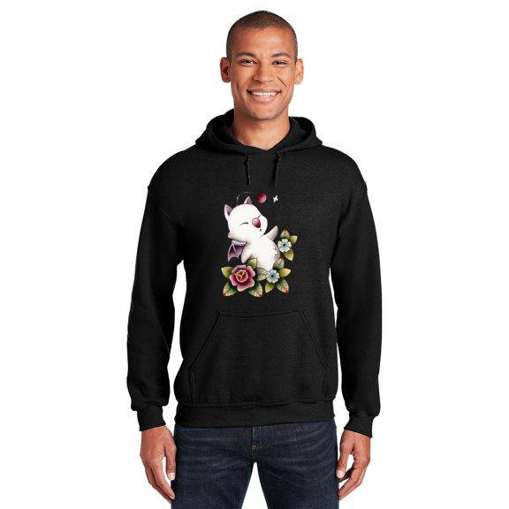 Patriot99 Kupo Tattoo Gaming Tee, Show Your Love for the Whimsical Moogle, SW, Hoodie, for Unisex, up to size 5XL.