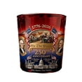 thumbnail image 1 of 250th Anniversary Commemorative Whiskey Bottle, Ameri-ca 250 Anniversary Heritage Whiskey Glass, Fathers Day for Liquor Bourbon or Wine, 1 of 6