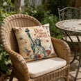thumbnail image 1 of Patriotic 250th Anniversary Pillow Covers 4th Of July Statue Of Decorative Cushion Cases No Insert Patriotic Decorations, 1 of 5
