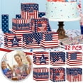 thumbnail image 1 of Patriotic 3D Paper Candy Snack Box Decorations for 4th of July Independence Day Party Supplies, USA Theme Festive Party Decor Props B, 1 of 8