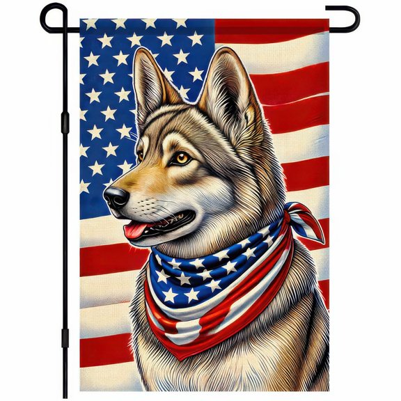 Patriotic 4th of July Veterans Garden Flag American Flag 12x18 Inch Double Sided Thank You Veterans Small Yard Flag Outdoor Seasonal Decoration Independence Day Memorial Day Yard Decor
