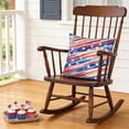 thumbnail image 1 of Patriotic 4th of July Decorative Pillow Cover, 18x18in USA Flag Star Cushion Cases for Independence Day Sofa Bed Decor, 1 of 6