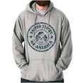 thumbnail image 1 of Patriotic America Seal USA Americana Hoodie Sweatshirt Women Men Brisco Brands M, 1 of 6
