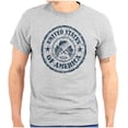 thumbnail image 1 of Patriotic America Seal USA Americana Men's Graphic T Shirt Tees Brisco Brands S, 1 of 6