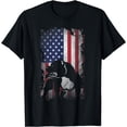 thumbnail image 1 of Patriotic American Bully American Flag USA Pitbull Dog Lover T-Shirt, 1 of 4