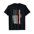 Patriotic American Flag Dragster Drag Racing Race Car Driver TShirt