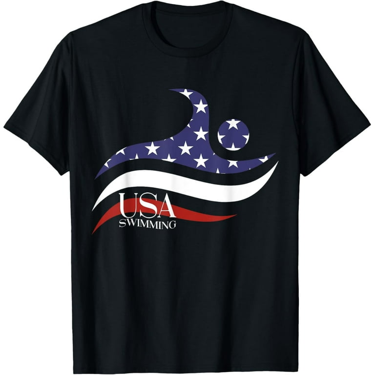 American Flag Swimming Shirt - Swimming Team Gift American Flag Swimming Shirt - Swimming Team Gift