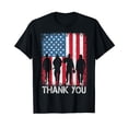 thumbnail image 1 of Patriotic American Flag Thank You For Men Women Kid Girl Boy T-Shirt, 1 of 5
