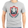 thumbnail image 1 of Patriotic American Home of the Brave Men's Graphic T Shirt Tees Brisco Brands M, 1 of 6