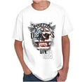 thumbnail image 1 of Patriotic American Skull Badass Rebel Crewneck T Shirts Boy Girl Teen Brisco Brands XS, 1 of 6