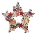 thumbnail image 1 of Patriotic Americana Star Die Cut Wreath Wood July 4 Flag Uncle Sam Rl6573, 1 of 3