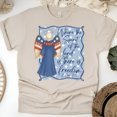thumbnail image 1 of Patriotic Angel Bible Verse T-Shirt | 2 Corinthians 3:17 Christian Freedom Tee, Sand, Size S, 1 of 6