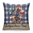 thumbnail image 1 of Patriotic Australian Cattle Dog 4th of July Independence Paws Pillowcase Double Sided Heeler Lover Gifts Pillow Case Covers - 02010, 1 of 3
