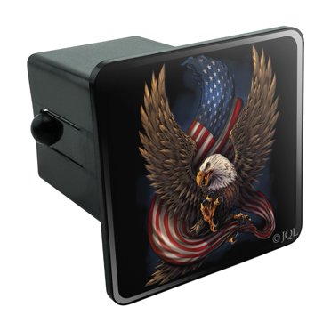American Whitetail Deer Hunter Trailer Hitch Cover