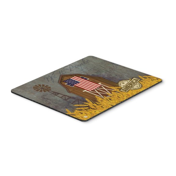 Patriotic Barn Land of America Mouse Pad Hot Pad or Trivet VHA3036MP