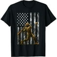 thumbnail image 1 of Patriotic Baseball American Flag Camo 4th Of July Mens Boys T-Shirt, 1 of 5