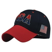Patriotic Baseball Cap American Flag Hat Usa Tactical Hat Adjustable Cotton Embroidered Dad Hat for Men Women