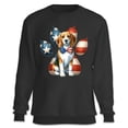 thumbnail image 1 of Patriotic Beagle 4th of July Independence Paws Sweatshirt Unisex Merch Beagles Dog Lover Gifts Idea - 02010, 1 of 6