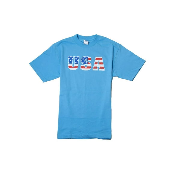 Patriotic Blue USA T Shirt- Large