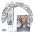 thumbnail image 1 of Patriotic Body Glitter Stick with Star, 4th of July Glitter Stick, Patriotic Sparkling Face Hair Glitter Makeup for Women, Independence Day Red White Blue Glitter (E), 1 of 6