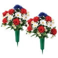 thumbnail image 1 of Patriotic Bouquet Memorial by OakRidge™, Set of 2, 1 of 4