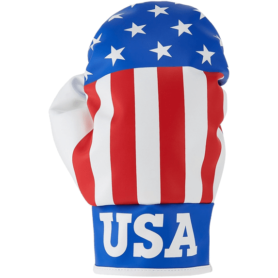 Patriotic Boxing Glove Headcover by ProActive Sports Fits up to 460cc Driver (USA)