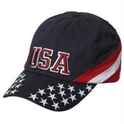 Patriotic Cap - Navy USA Star OSFM
