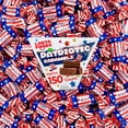 thumbnail image 1 of Patriotic Caramels Candy Chocolate Flavor, USA Flag Colors (2 Pound Bag - Approx. 150 Count), 1 of 6