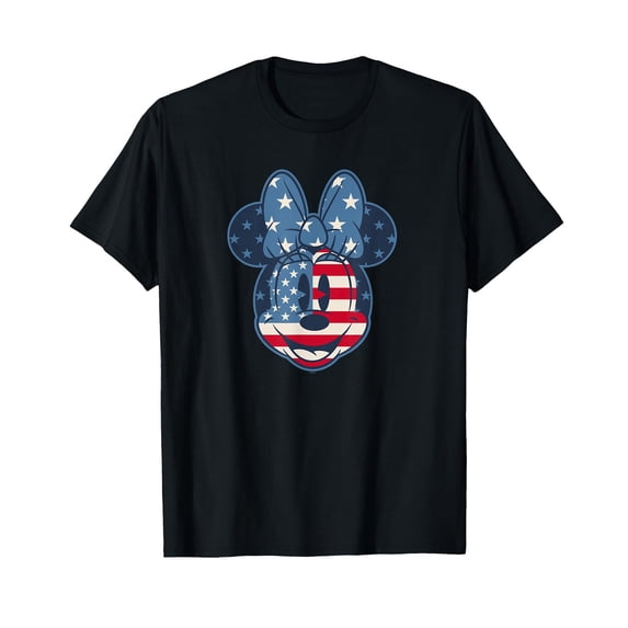 Patriotic Cartoon Mouse Vintage Americana Fourth of July T-Shirt for Festive Celebrations