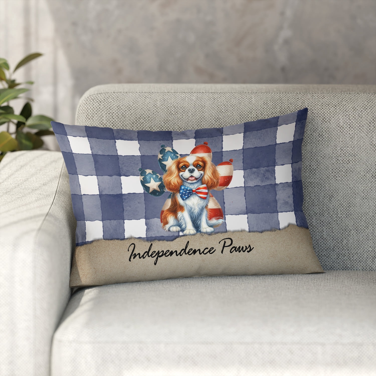 Tesori Dell' Caroline Federa Cuscino Standard - King Charles Spaniel Halloween - Morbida E Traspirante - Multicolore