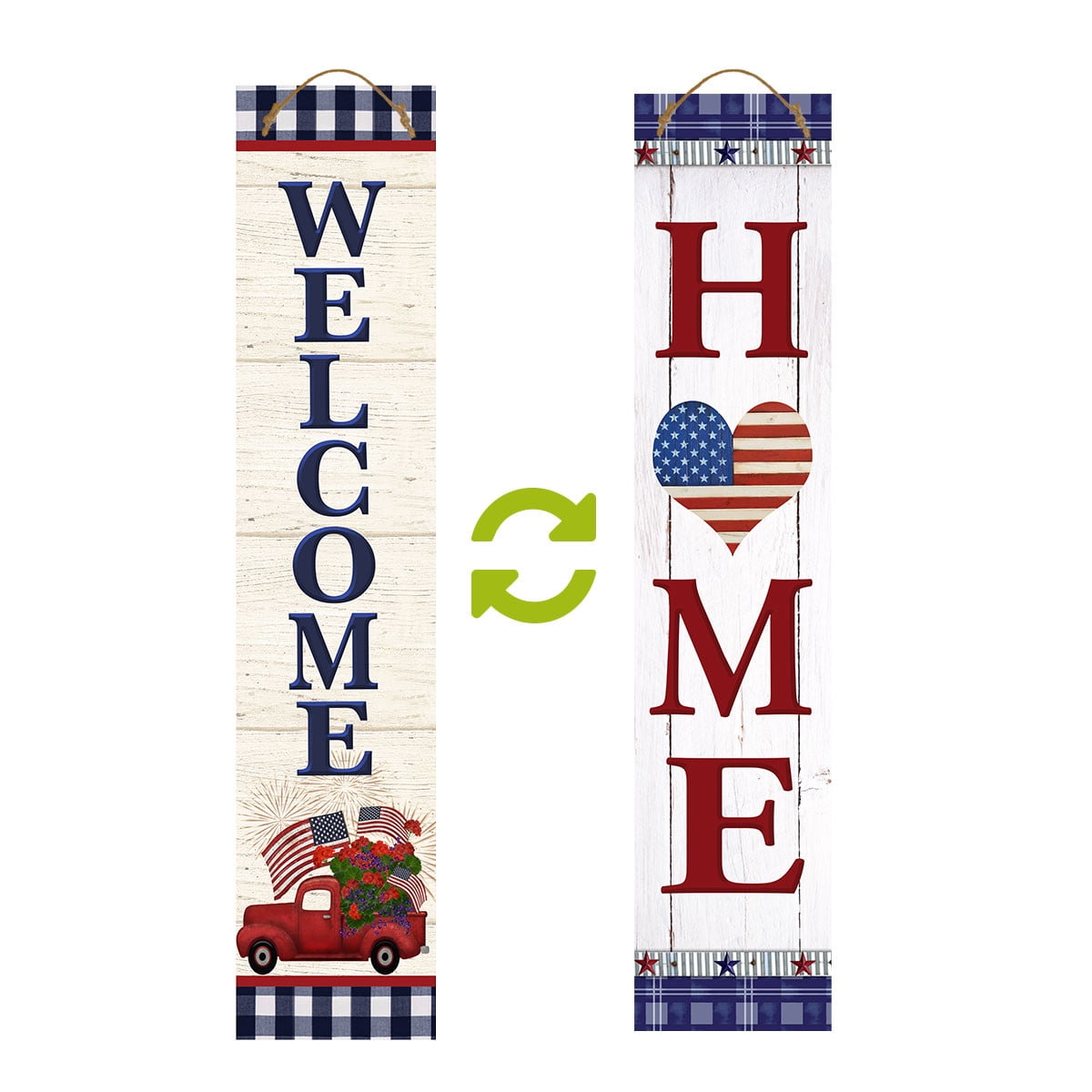 Briarwood Lane Patriotic Celebration Reversible Porch Leaner - Walmart.com