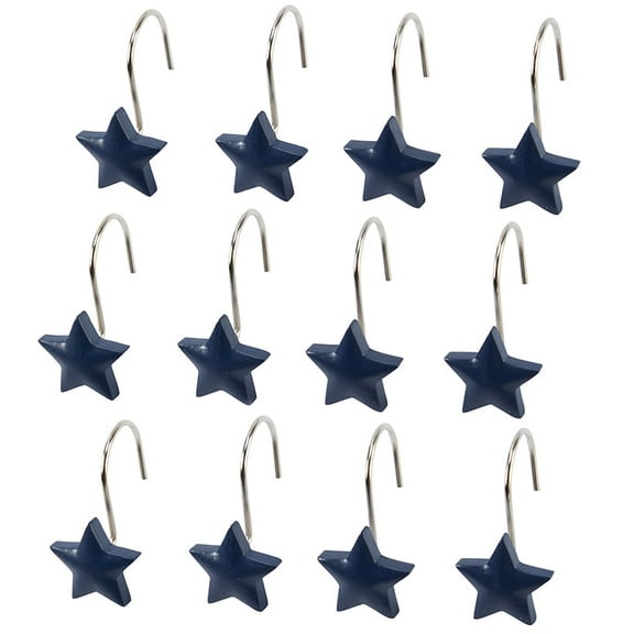 Patriotic Check Bath Collection - Set of 12 Hooks