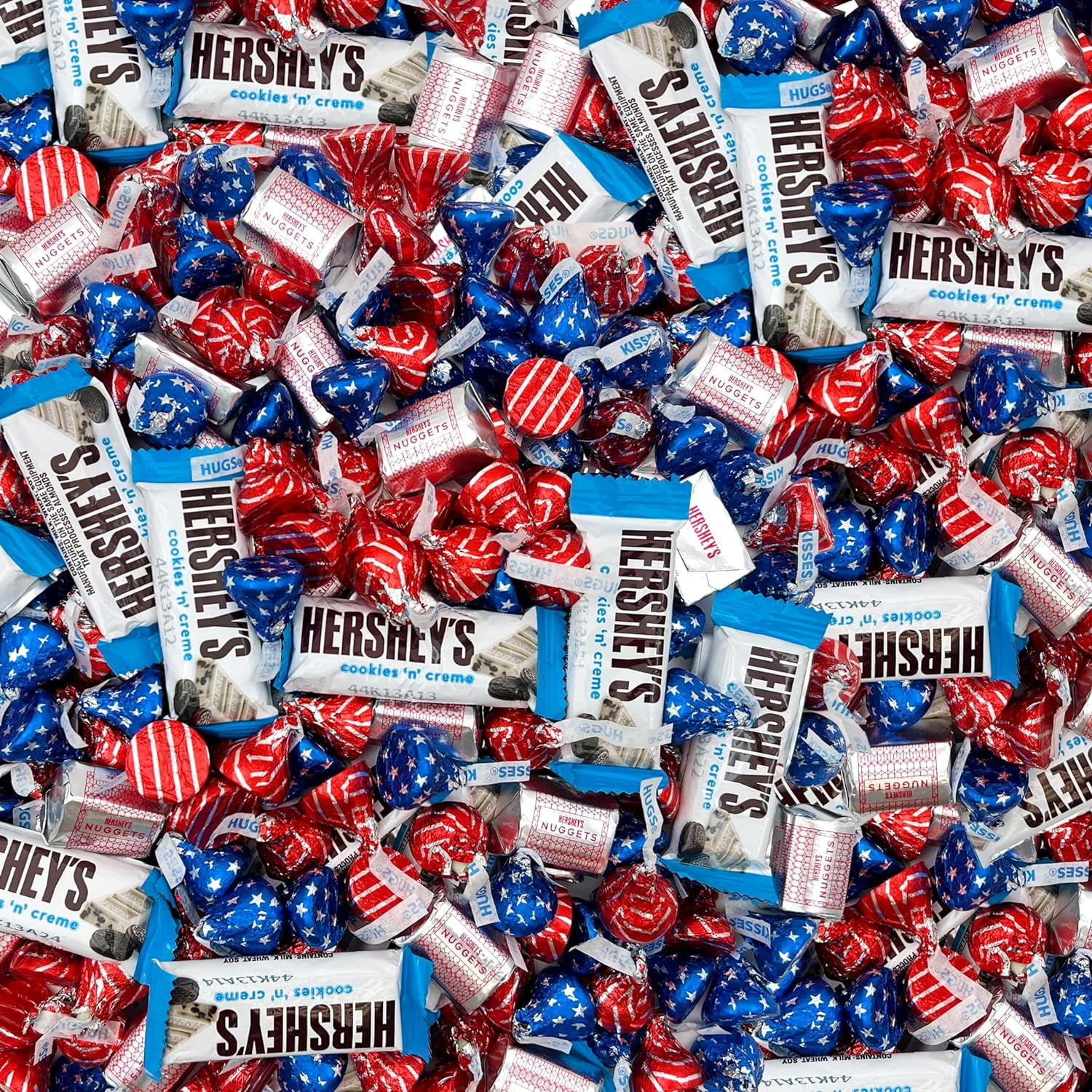 Patriotic Candy Mix - Independence Day Usa Flag Colors Hershey's 