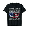 thumbnail image 1 of Patriotic Christian Devotee God Christianity US Flag Jesus T-Shirt, 1 of 5