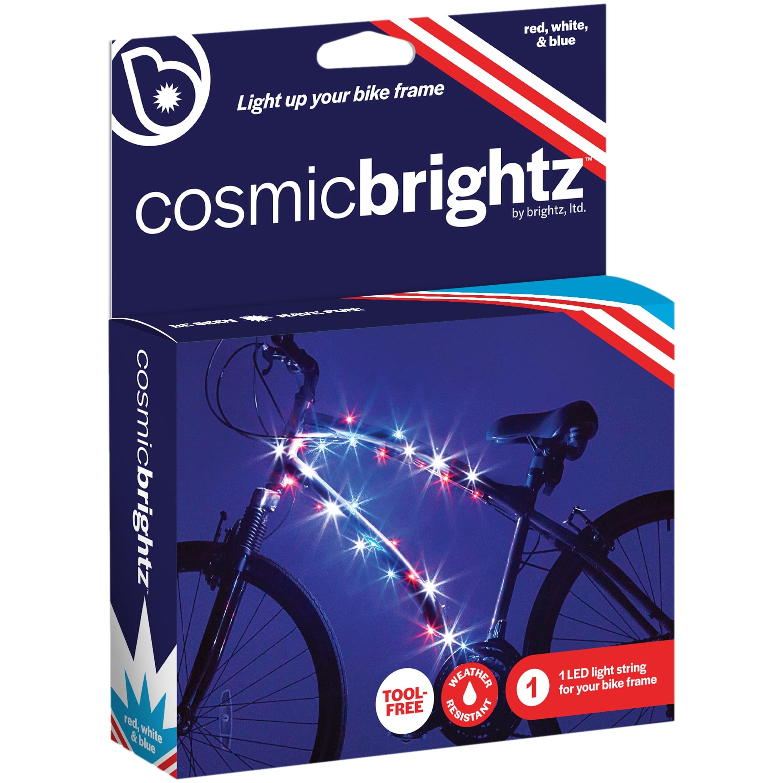 Dropper Led Brightz CosmicBrightz LED Bike Frame Lights, 6.5 ft Rope Light ...