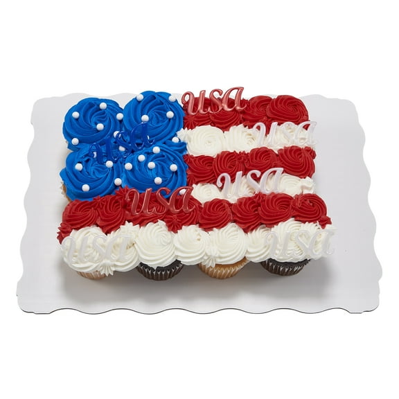 Patriotic Cupcake Cake