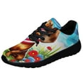 thumbnail image 1 of Patriotic Dachshund Wiener Dog 4th Of July Shoes Sneakers Black Size 10.5, 1 of 7
