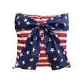 thumbnail image 1 of Patriotic Decor-Throw Pillow Covers 18x18 in Set of 2,4th of July Linen Pillow Case for Independence Day,Memorial Day,Veteran's Day,USA,American Summer Outdoor Red White Blue Decorations, 1 of 6