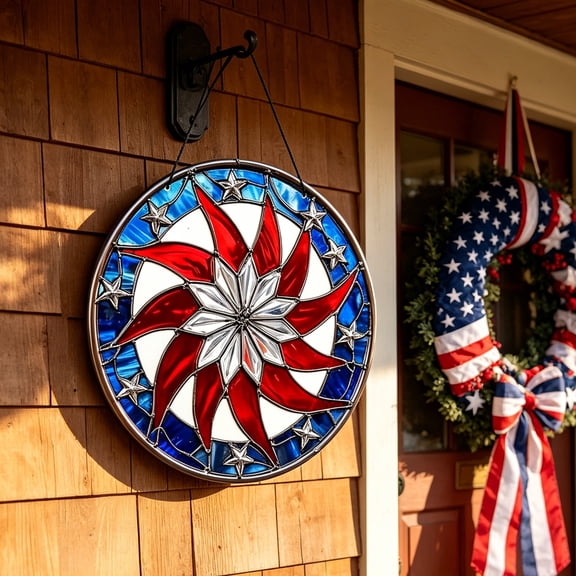Patriotic Decorations 2D Acrylic Souvenir Plaque Paired With 250th Anniversary Decorations For Wall Holiday Hanging Decor