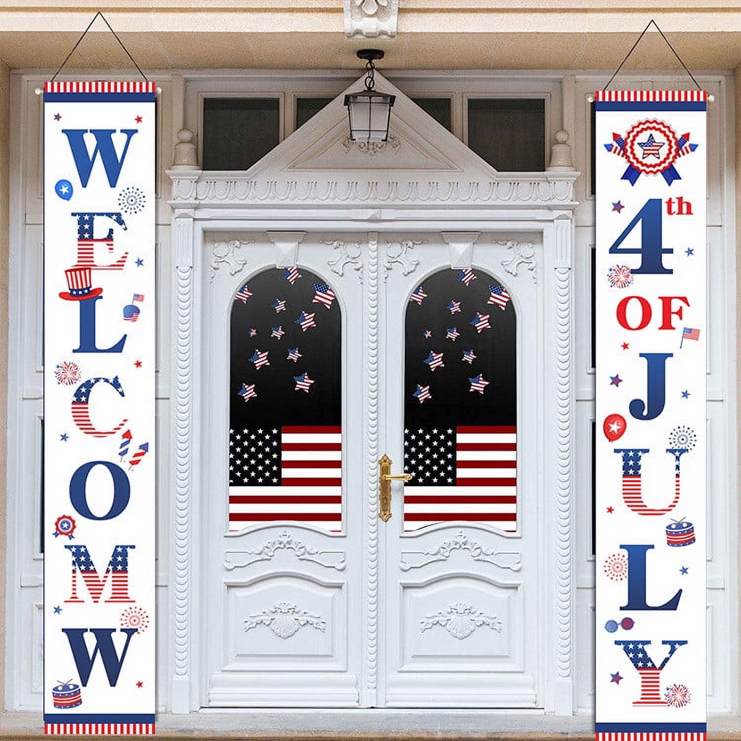 2024 Independence Day Banner Patriotic Indoor/Outdoor Party Decoration Flag For 4th Of July