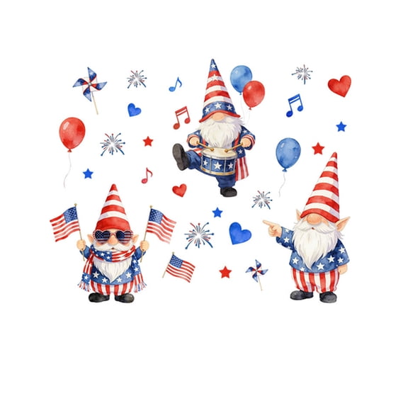 Patriotic Decorations Wallpaper PVC Window Decorations Independence Day Window Clings Wall Decals Window Decals Independence Day Wall Clings