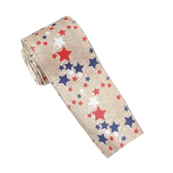 Patriotic Decorative Ribbon Set for 250 Anniversary USA, Independence Day Gift Wrapping and Party Decor